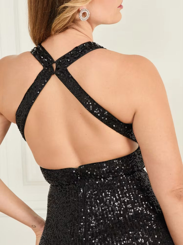 Guess Milana Sequin Gown
