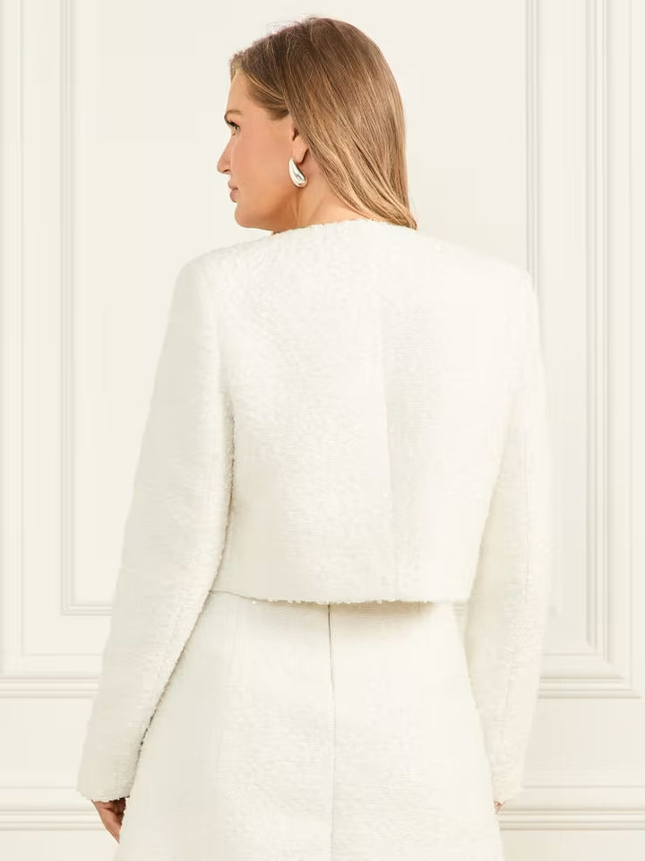 Guess Bouclé Away Sequin Jacket
