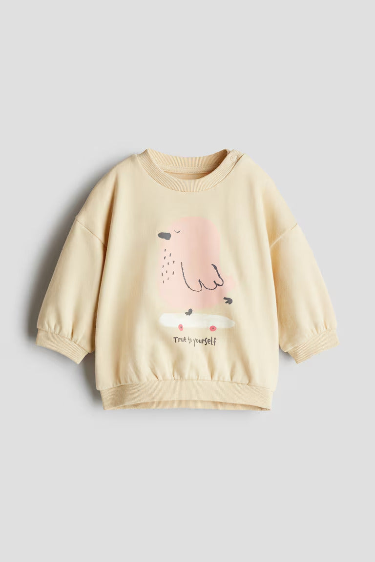 H&M PRINTED SWEATSHIRT