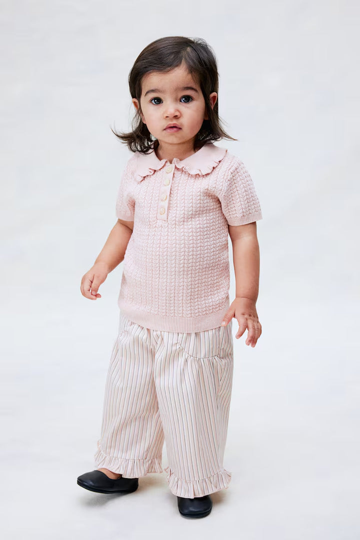 H&M CABLE-KNIT COTTON TOP