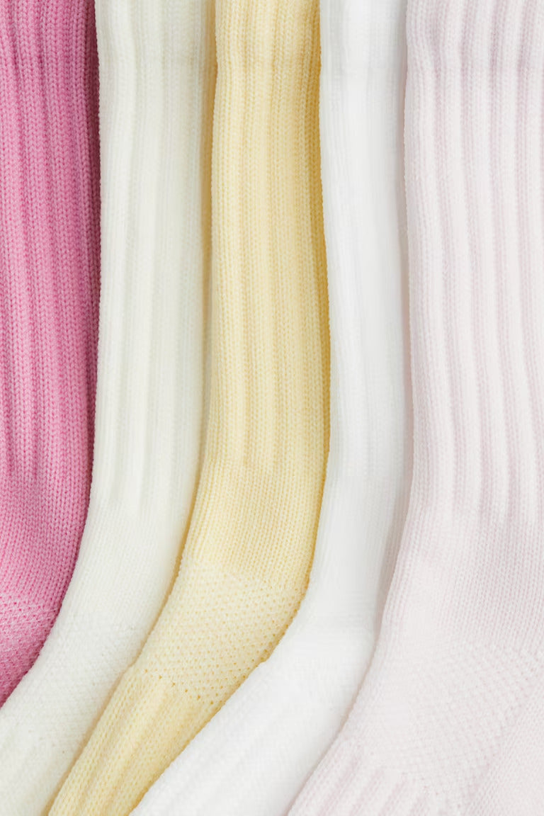 H&M 5-PACK SPORTS SOCKS WITH DRYMOVE™