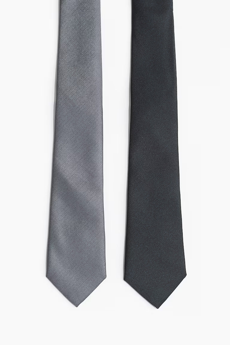 H&M 2-PACK TIES