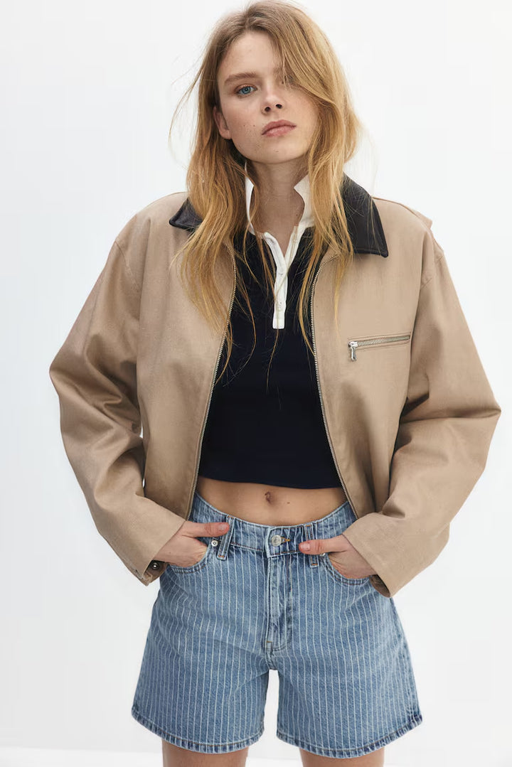 H&M HIGH DENIM SHORTS