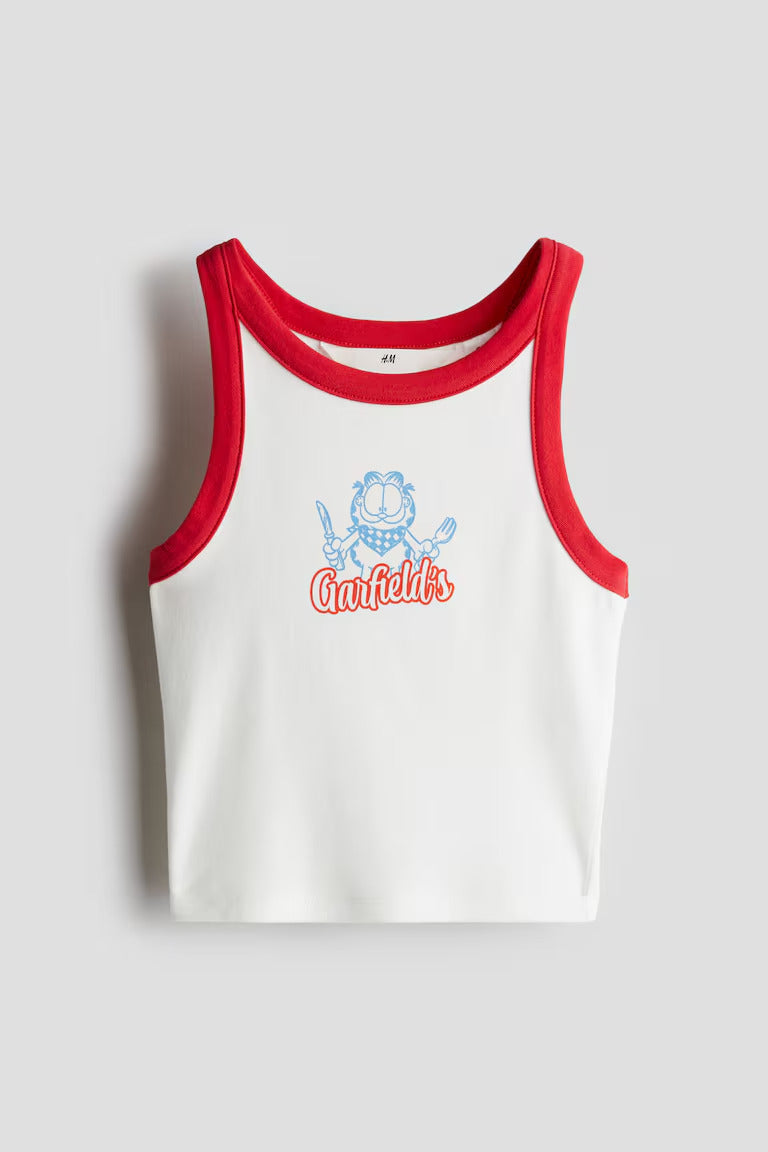 H&M PRINTED TANK TOP