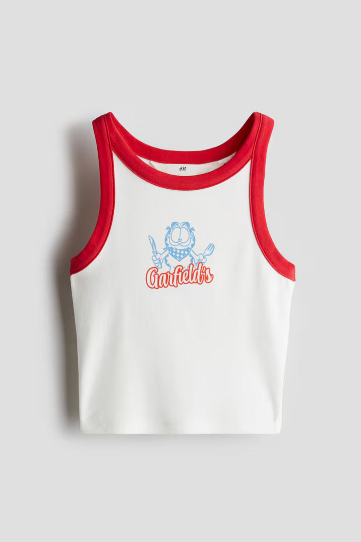 H&M PRINTED TANK TOP