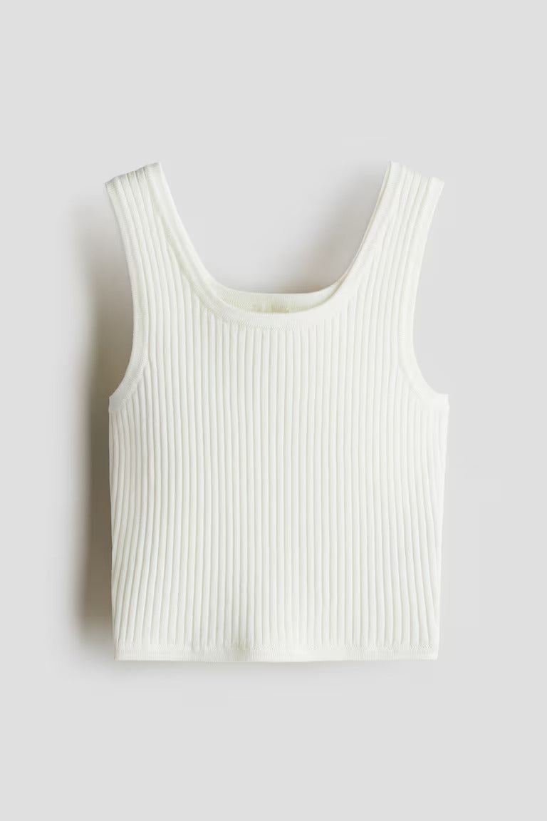 H&M RIB-KNIT TANK TOP