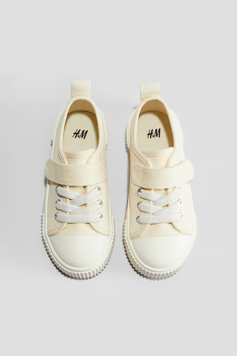 H&M COTTON CANVAS SNEAKERS