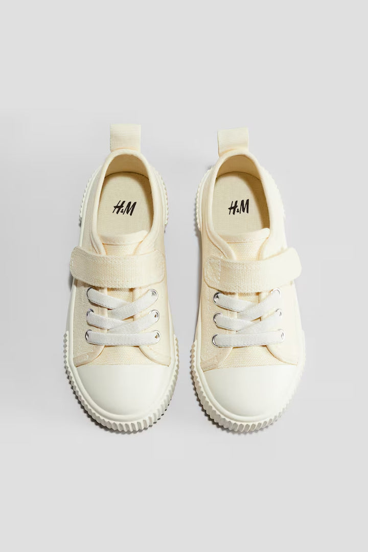 H&M COTTON CANVAS SNEAKERS