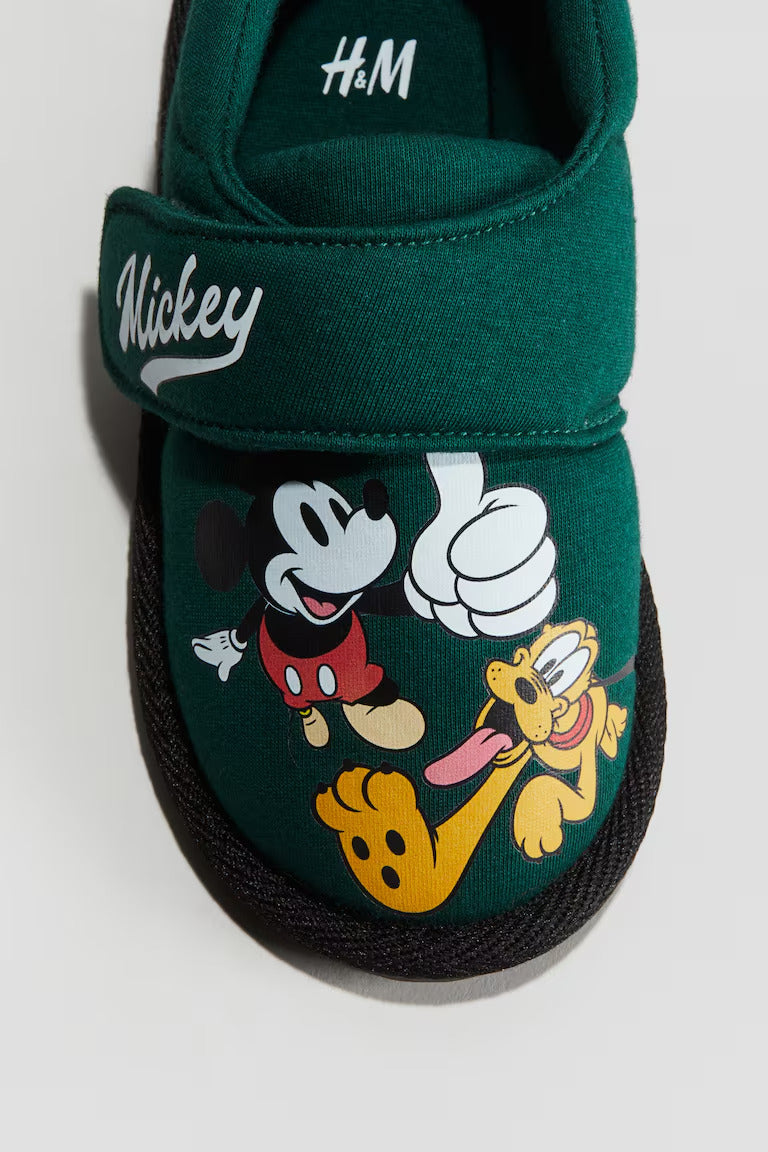 H&M PRINTED COTTON SLIPPERS