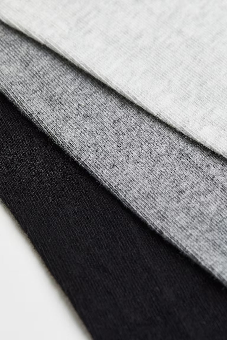 H&M 3-PACK FINE-KNIT TIGHTS