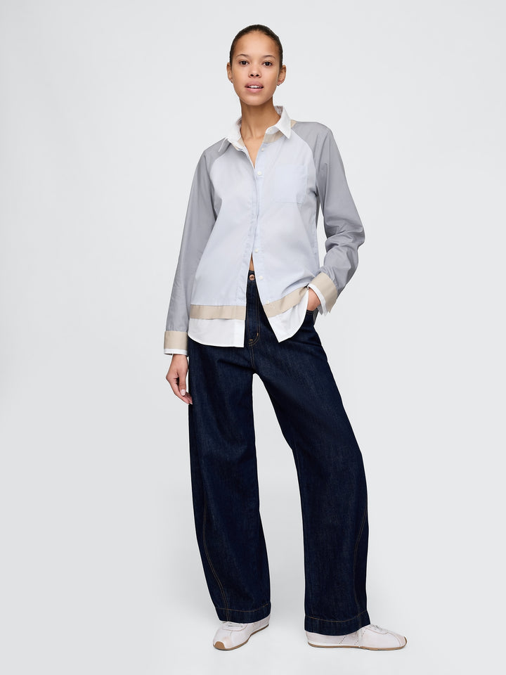 Gap × HFR Layered-Hem Shirt by Richfresh