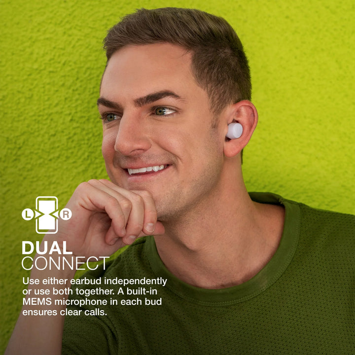 JLab Go Air Pop Bluetooth Earbuds, True Wireless with Charging Case, Lilac