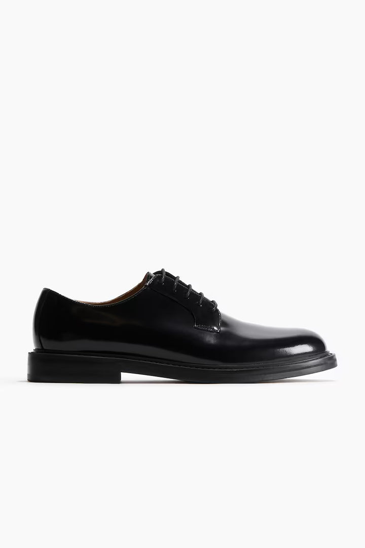 H&M LEATHER DERBY SHOES