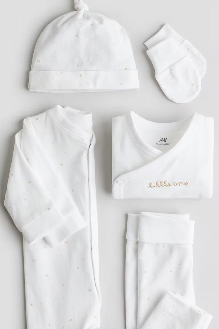 H&M 5-PIECE COTTON JERSEY GIFT SET