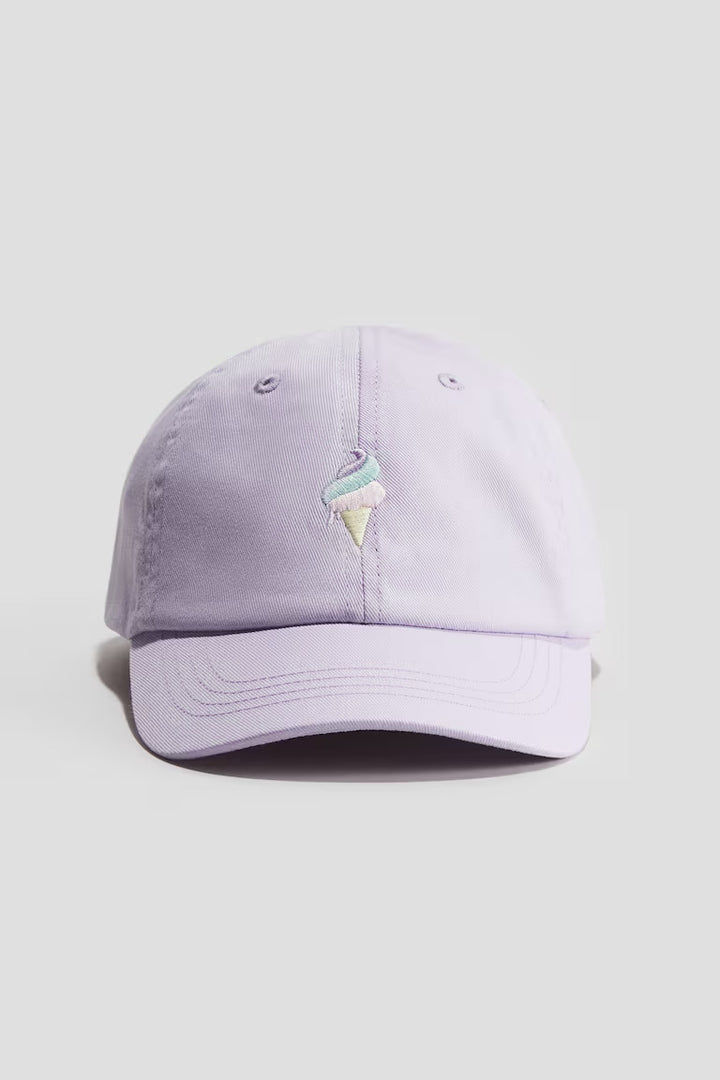 H&M CAP WITH EMBROIDERED DETAIL