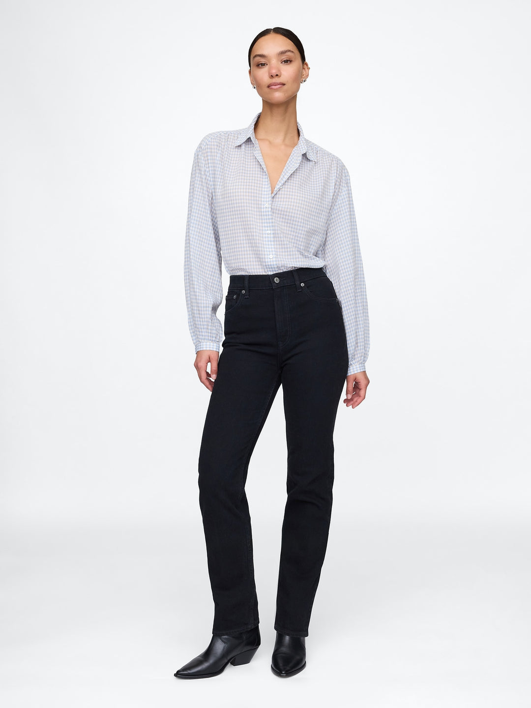 Gap Relaxed Button-Front Shirt