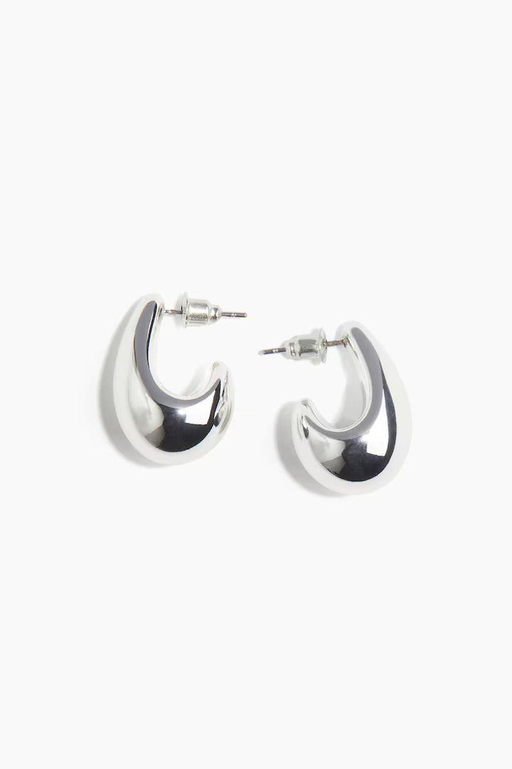 H&M CHUNKY DOME EARRINGS