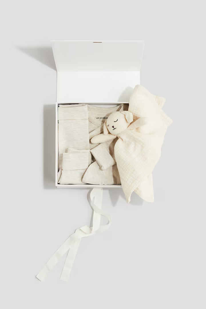 H&M 4-PIECE COTTON GIFT BOX SET