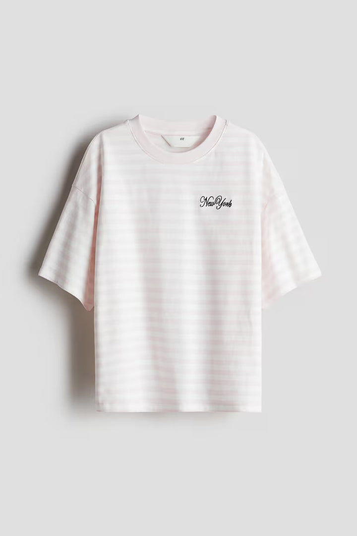 H&M OVERSIZED COTTON T-SHIRT
