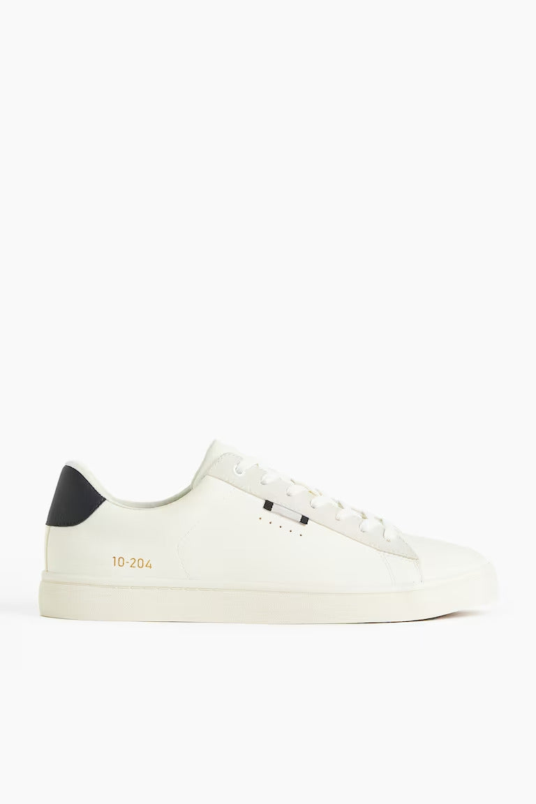 H&M FAUX LEATHER SNEAKERS
