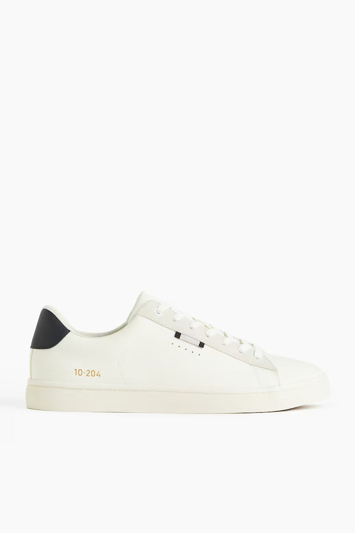 H&M FAUX LEATHER SNEAKERS
