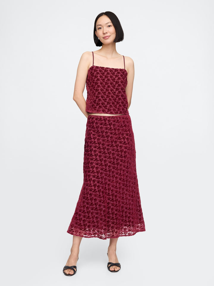 Gap Burnout Velvet Cropped Cami