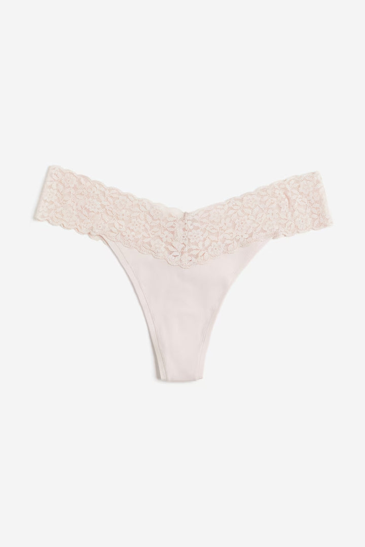 H&M 10-PACK LACE THONG BRIEFS