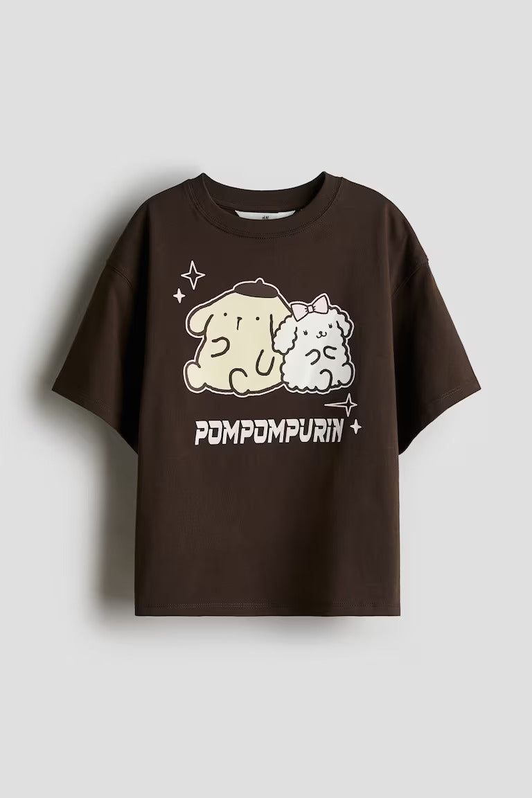 H&M PRINTED COTTON T-SHIRT