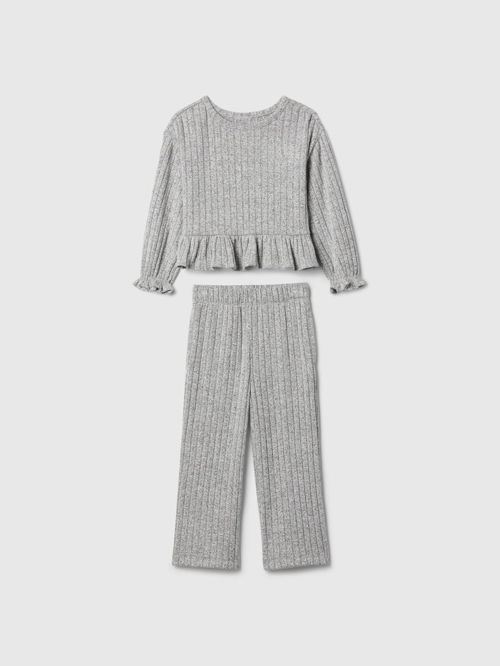 Gap Baby & Toddler Softspun Ruffle Rib Outfit Set