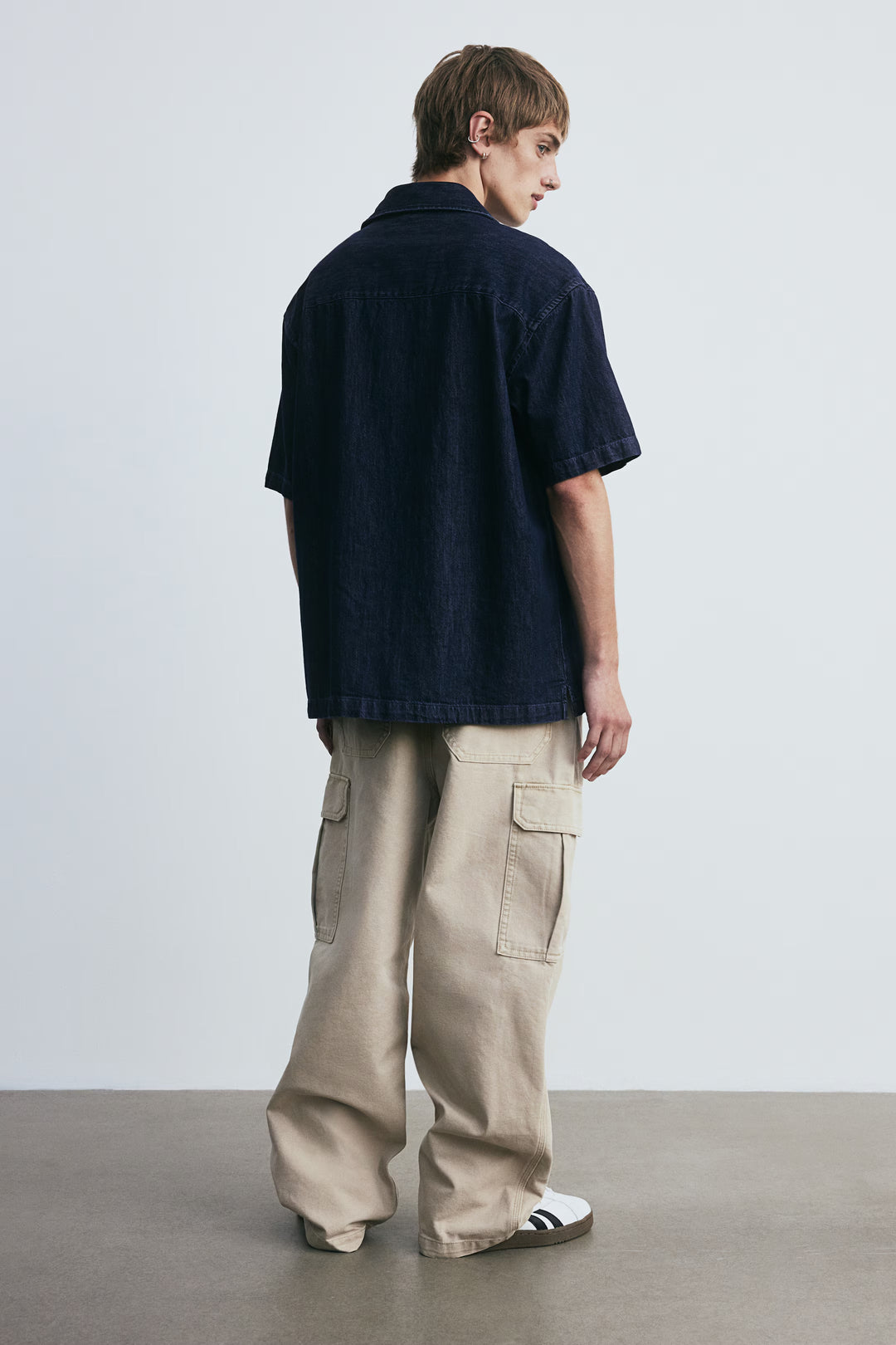 H&M Loose-fit Denim Shirt