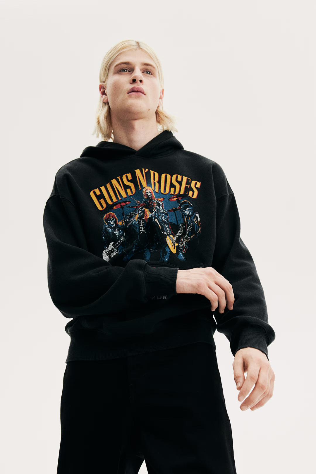 H&M Oversized Fit Printed Hoodie