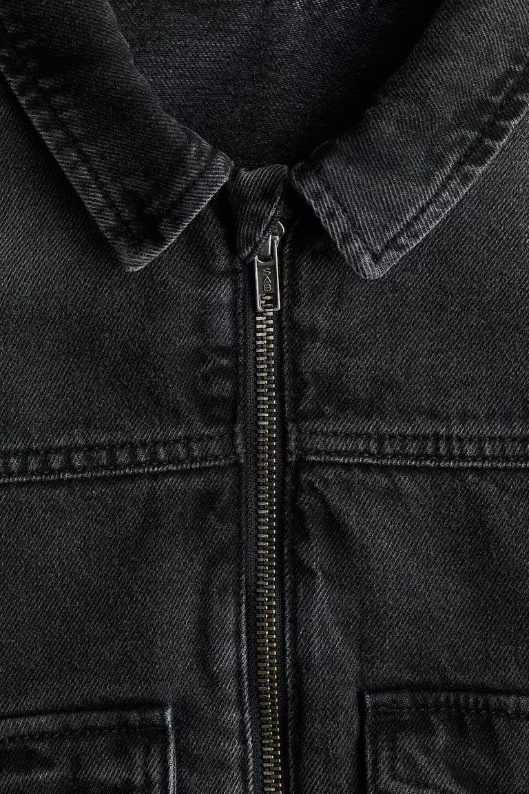 H&M Denim Jacket with Zipper