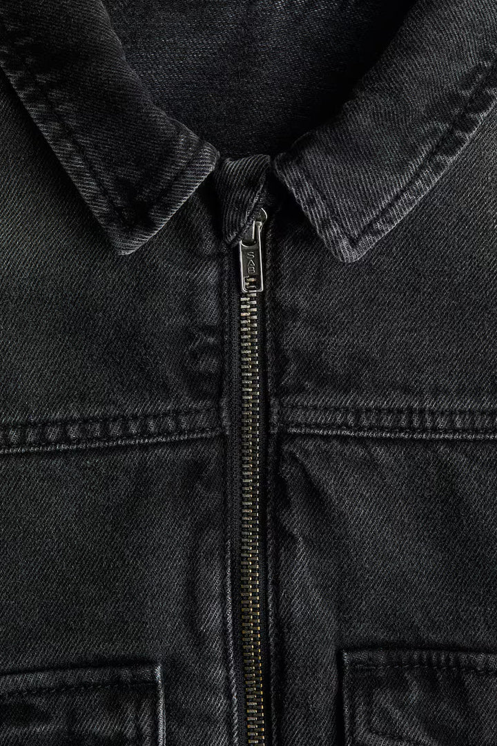 H&M Denim Jacket with Zipper