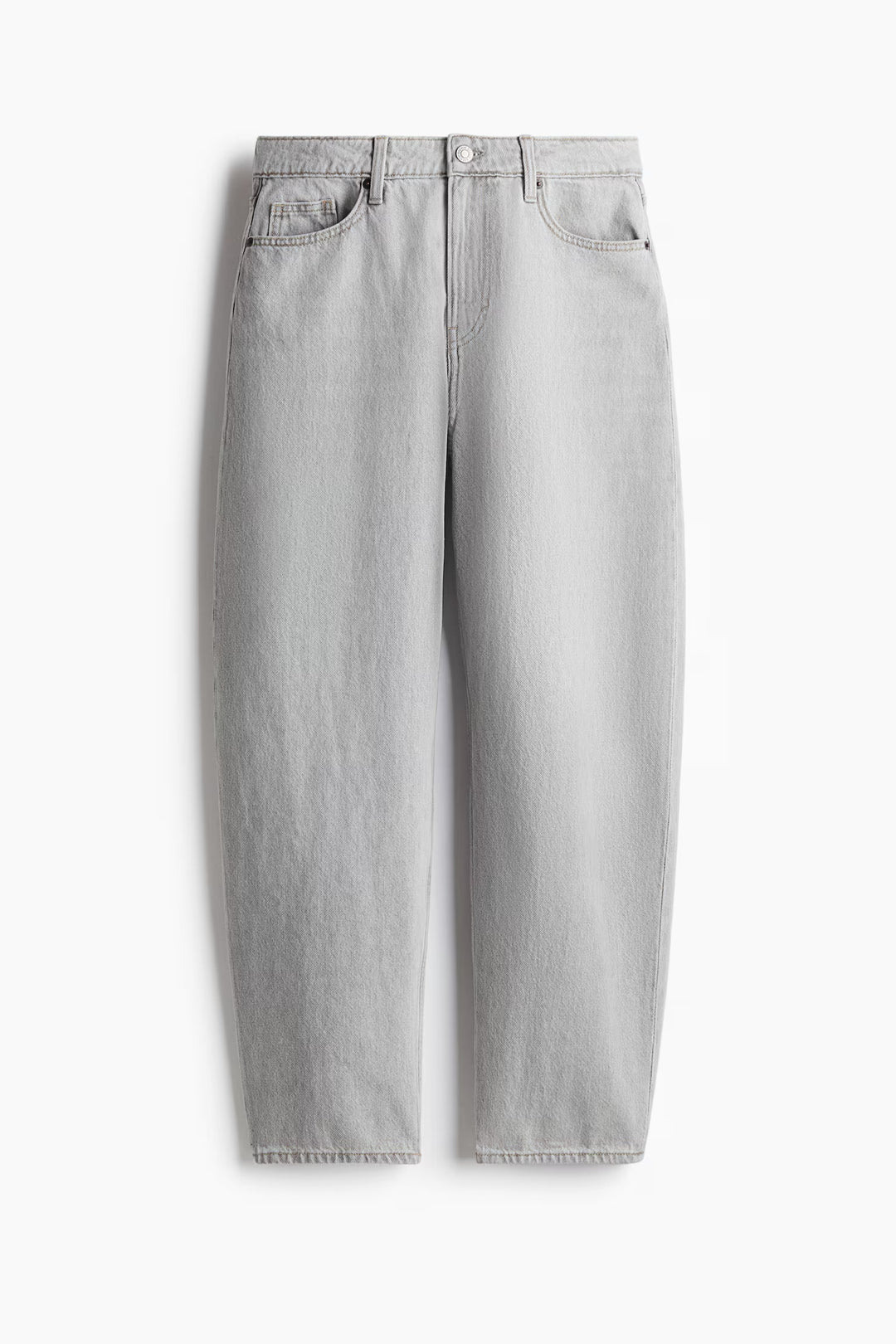 H&M High Rise Barrel Leg Jeans