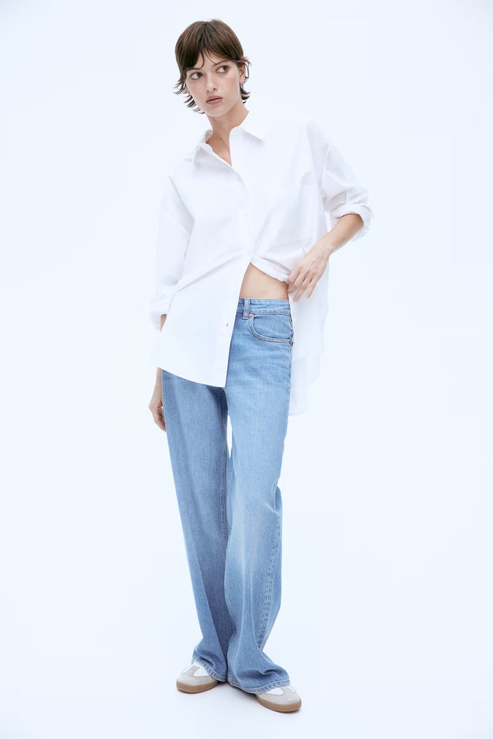 H&M Harper High Rise Wide Leg Jeans