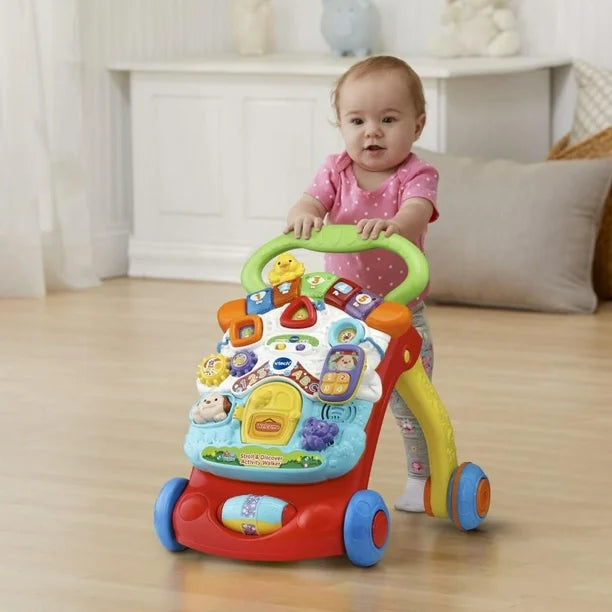 VTech Stroll & Discover Activity Walker - English Version, 9-36 Months