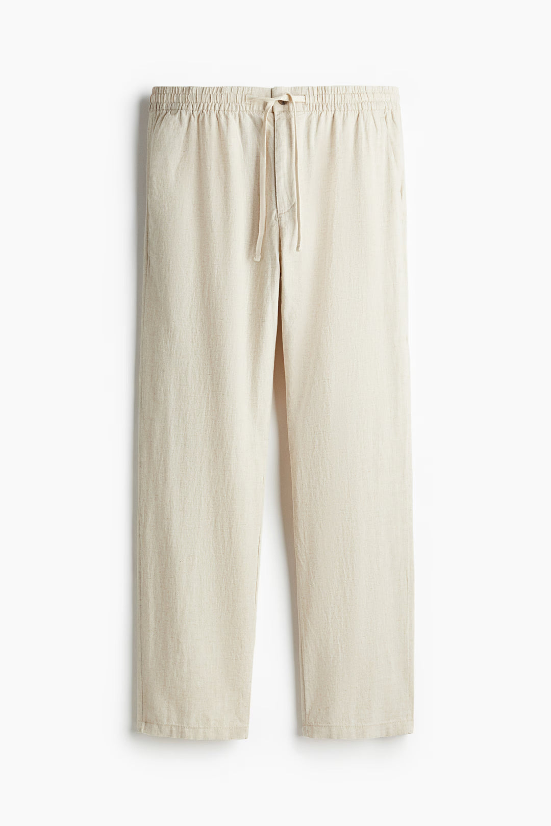 H&M Regular-Fit Linen-Blend Pants