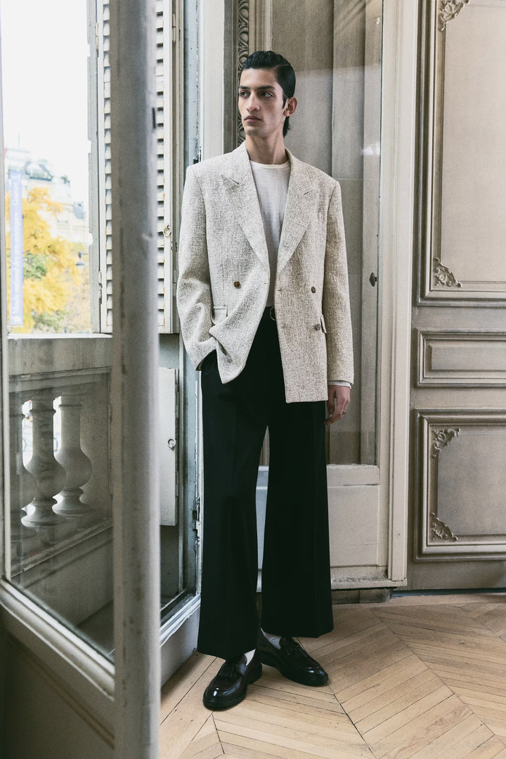 H&M Loose-Fit Double-Breasted Jacket