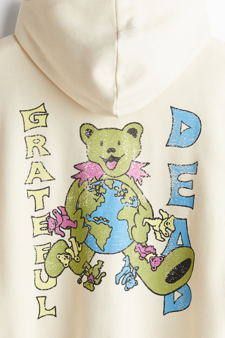 H&M Oversized Fit Printed Hoodie