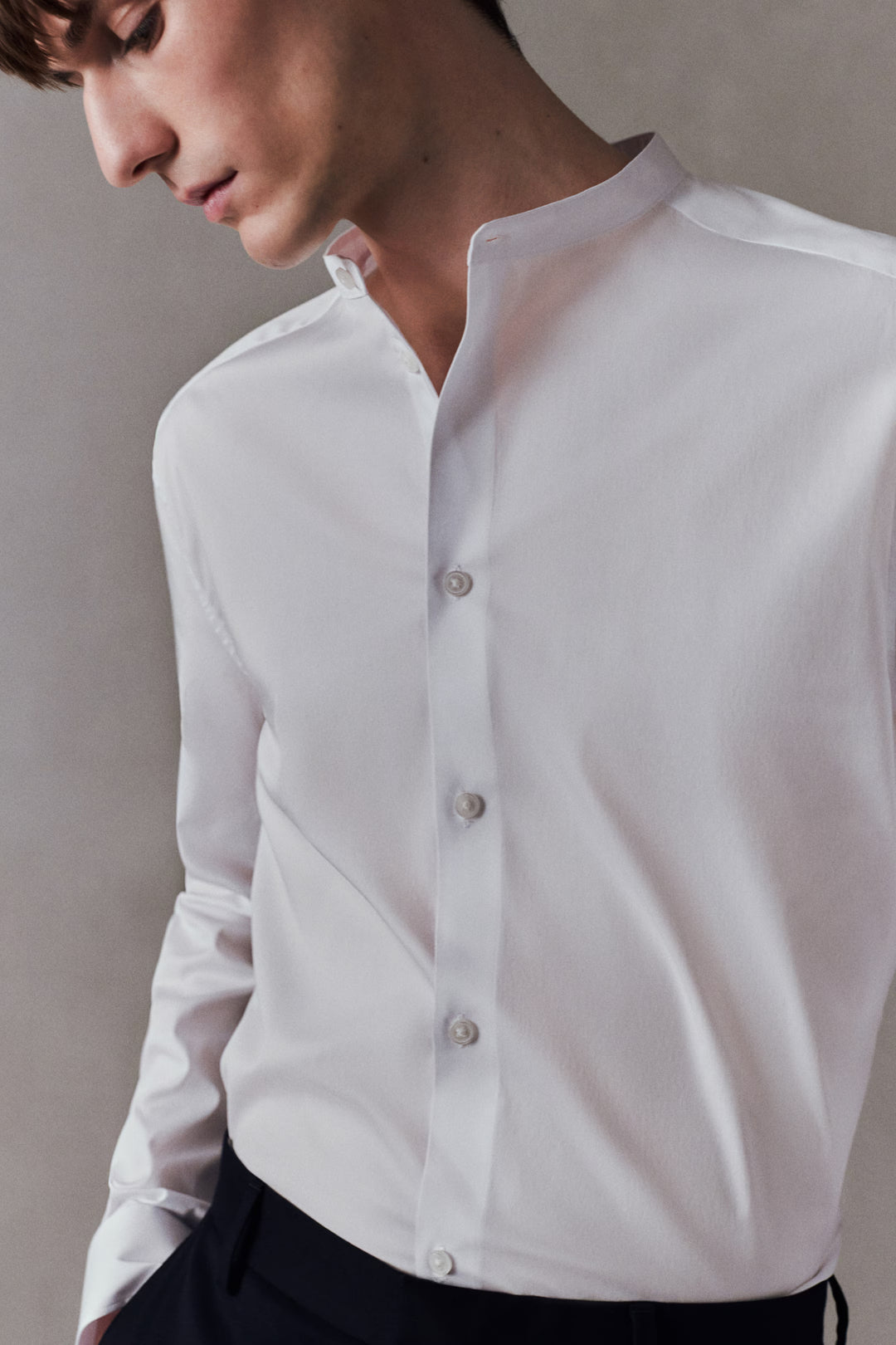 H&M Slim Fit Grandad shirt