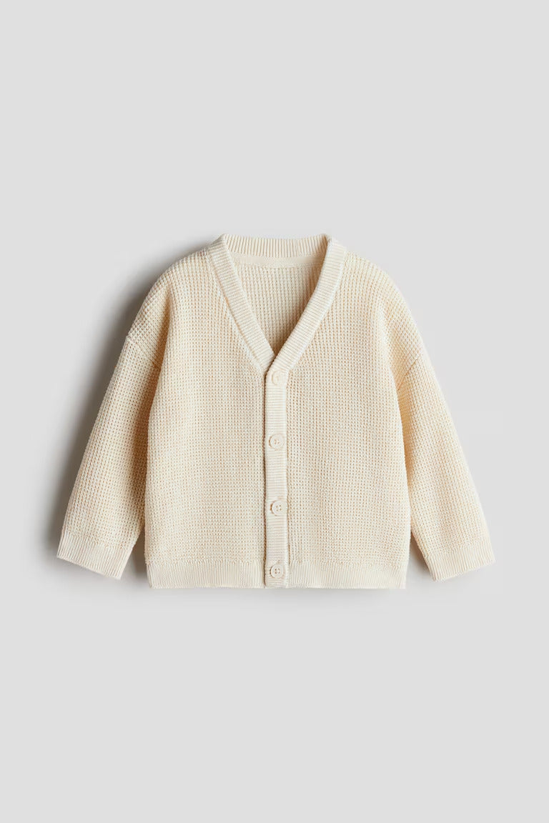 H&M Waffle-knit Cardigan