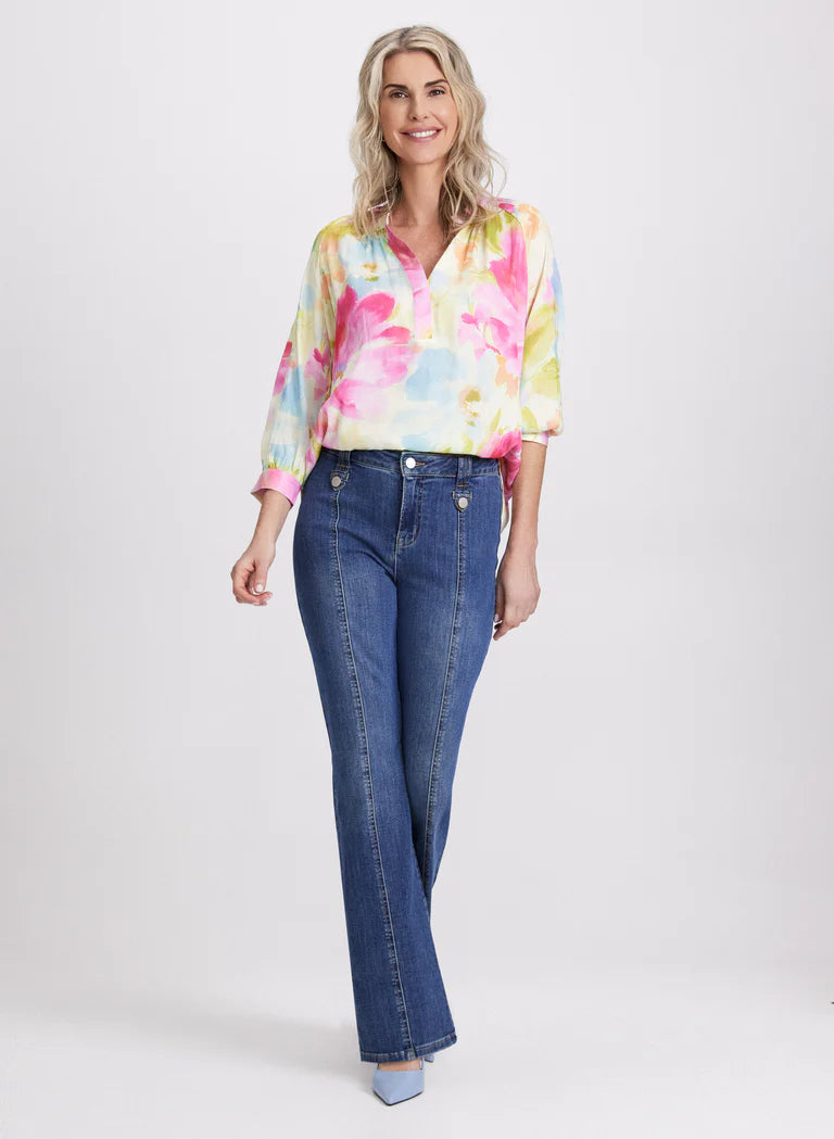 LAURA Floral Print Blouse