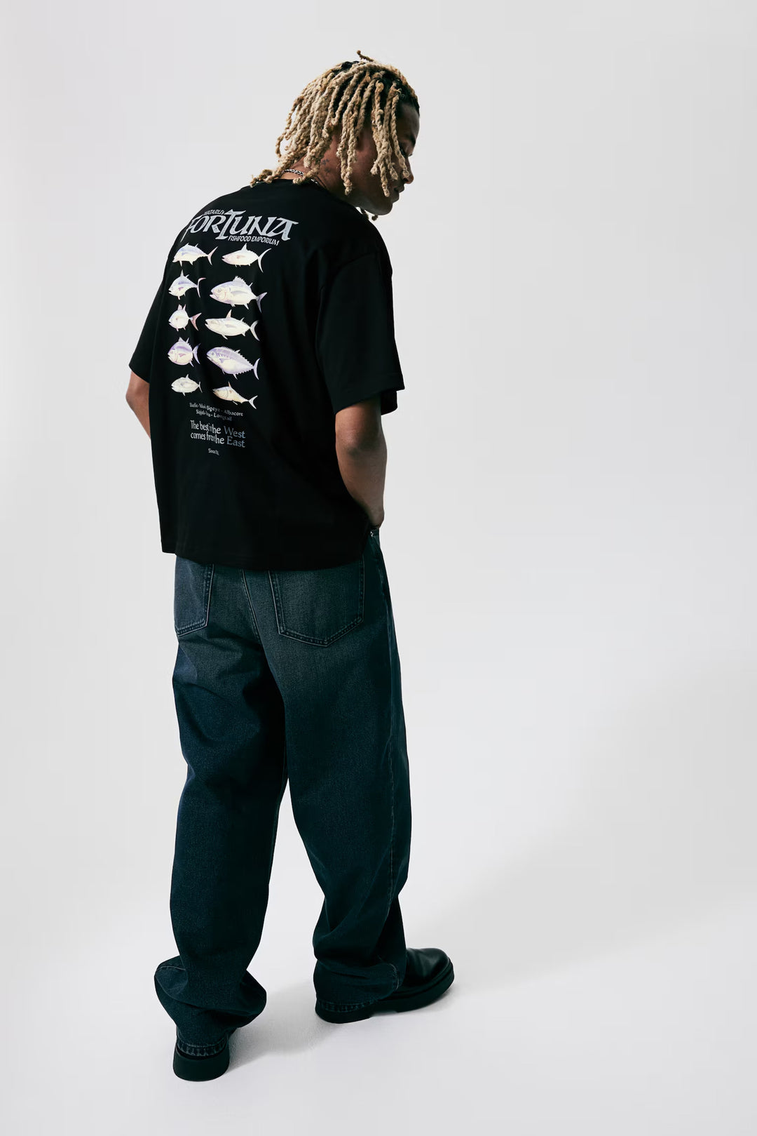 H&M Loose Fit Printed T-shirt