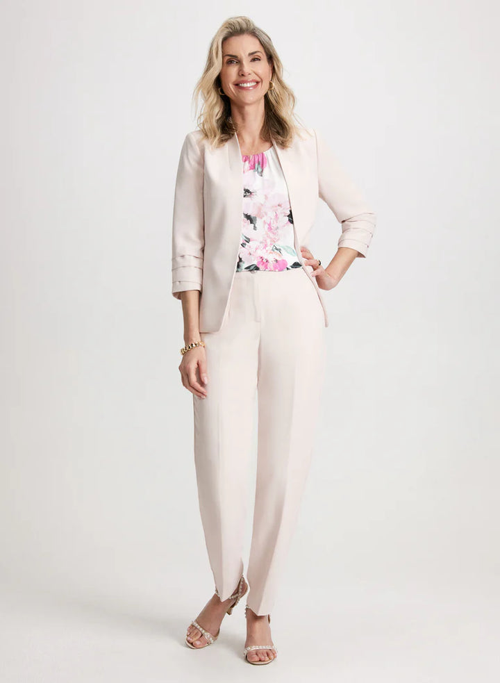 LAURA Floral Placement Print Blouse