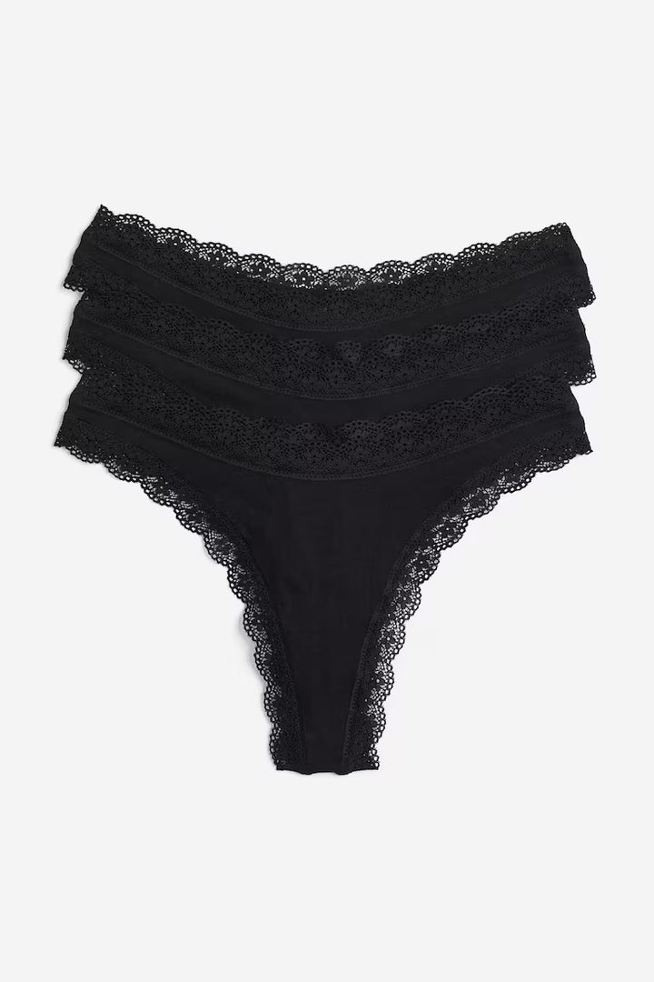 H&M 3-PACK COTTON THONG BRIEFS