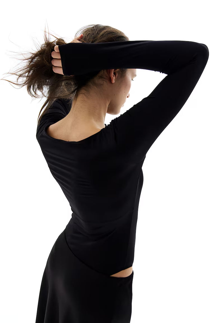 H&M BOAT-NECK BODYSUIT