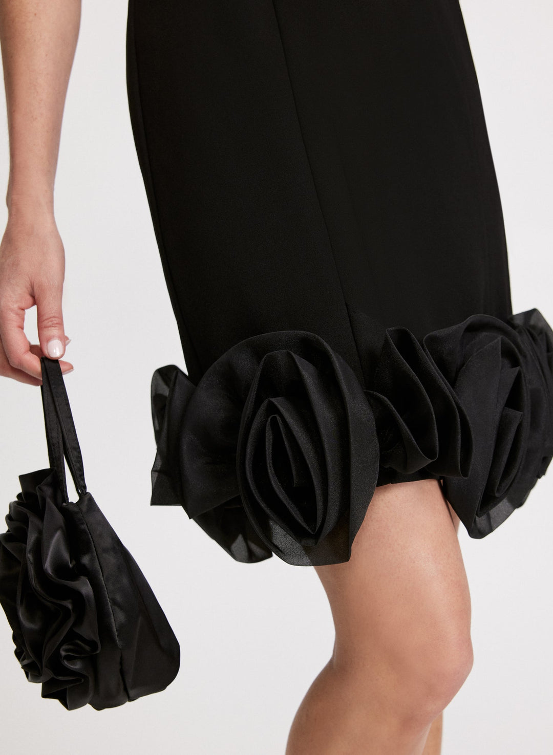 LAURA Rosette Detail Dress