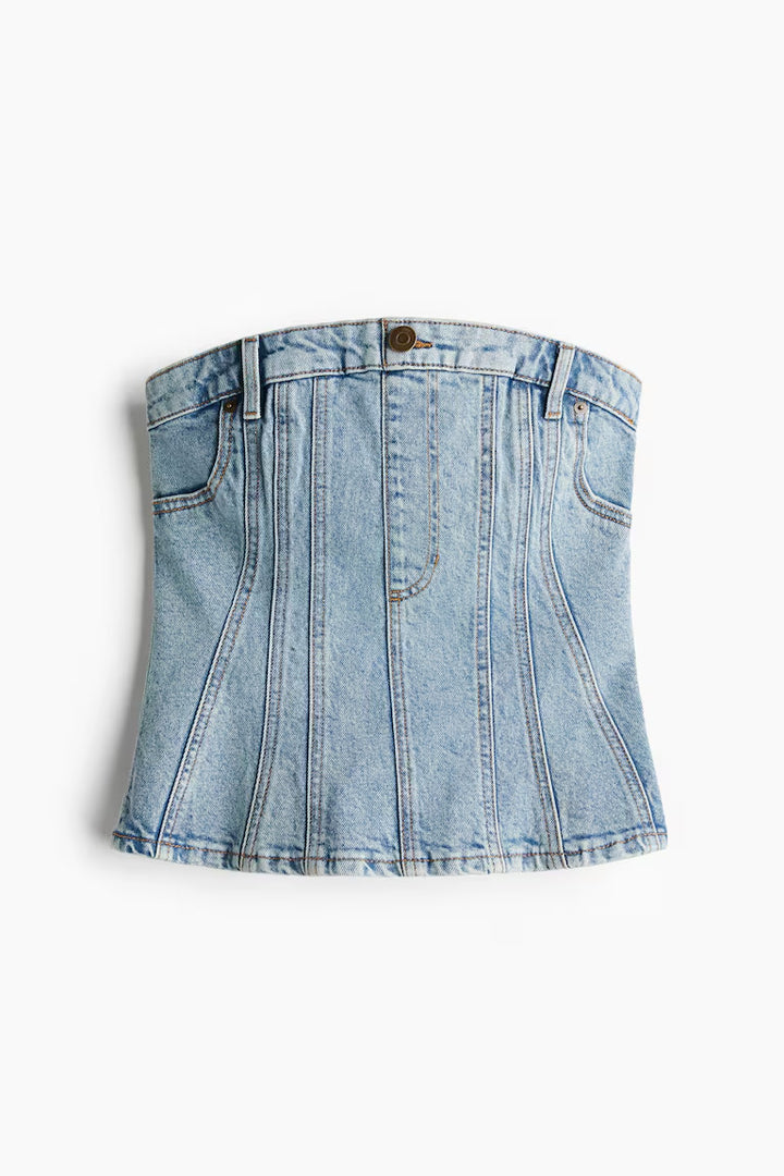 H&M Denim Bustier