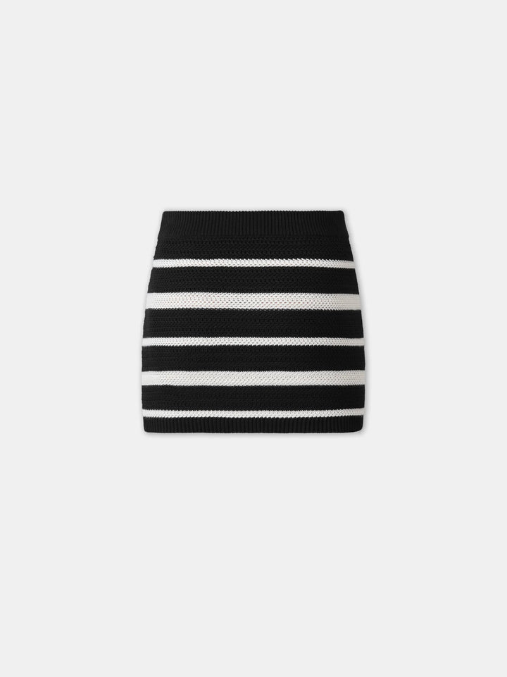 AMIRI WOMEN'S MA STRIPED MINI SKIRT