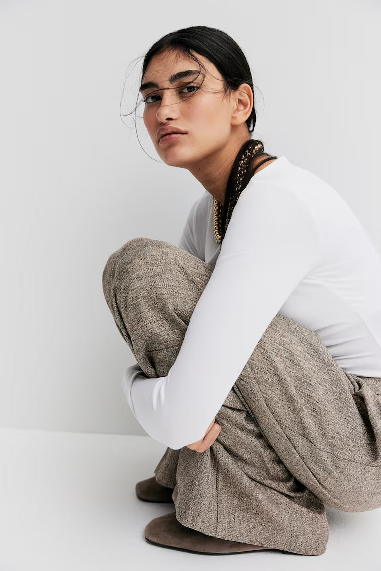 H&M BOAT-NECK BODYSUIT
